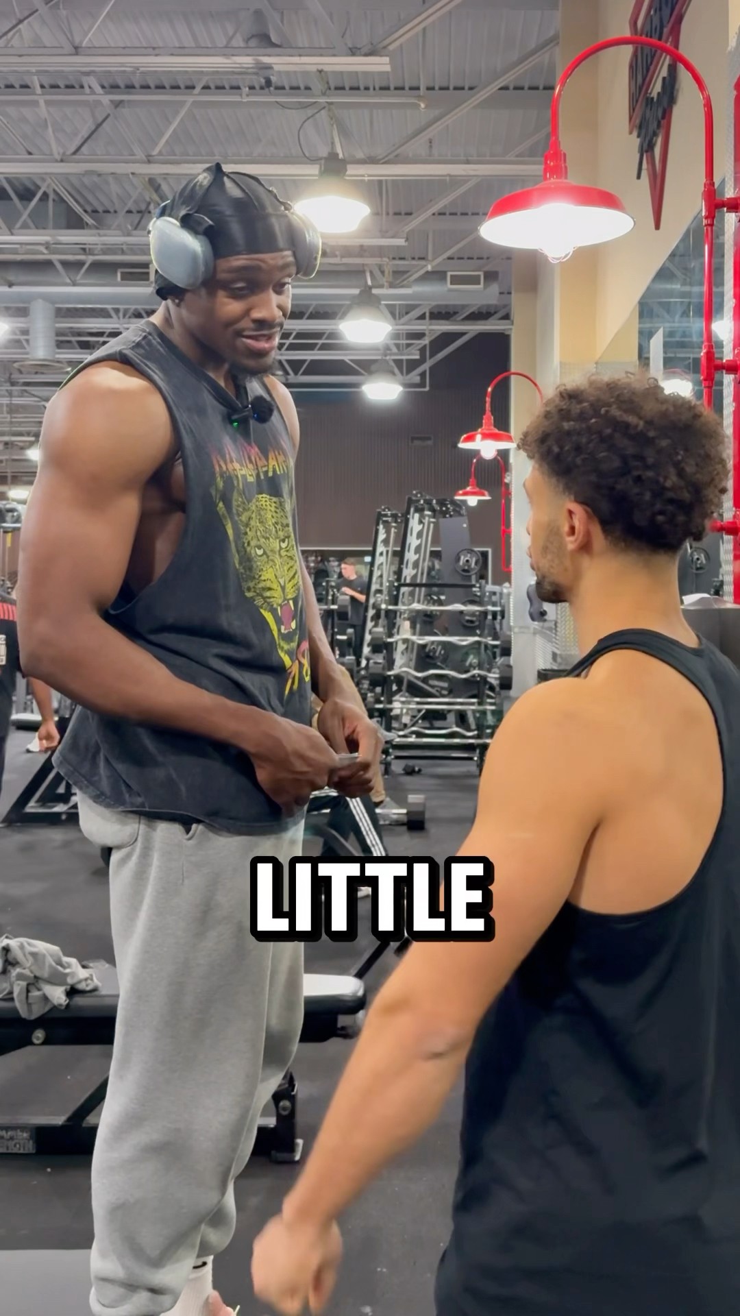 Challenging the biggest guy in the gym???
