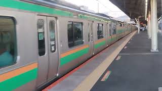 E231系1000番台ヤマU520編成+ヤマU-107編成戸塚駅発車