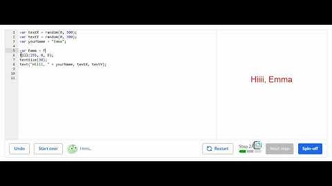 How To Do The Challenge: Say Your Name on Khan Academy Computer Programming, Javascript
