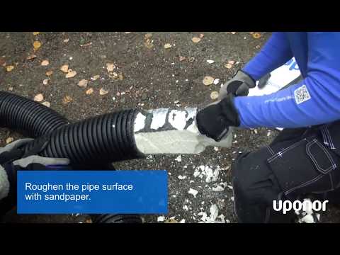 Uponor Ecoflex Thermo PRO pipe installation with Q&E fittings