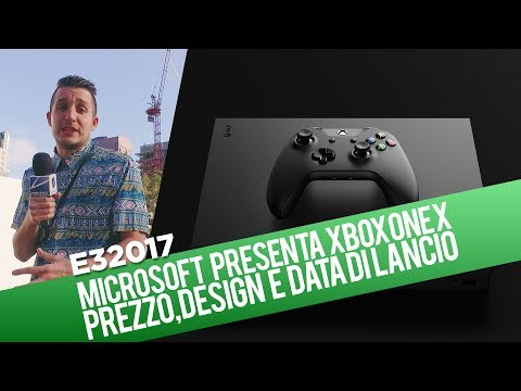 Xbox One X: prezzo e data di lancio, Microsoft presenta la sua nuova console