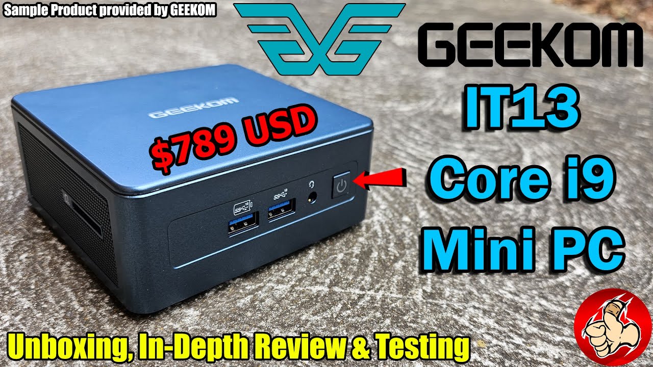 FIRST LOOK! Geekom IT13 The FIRST ACTUAL 13th Gen Intel i9 Mini PC! Gaming,  Switch Emulation & More! 
