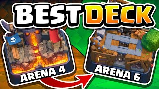 BEST DECK for Arena 4-6 in Clash Royale (2021) 