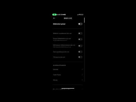 Bigo Live Bildirimleri Nasıl Kapatılır