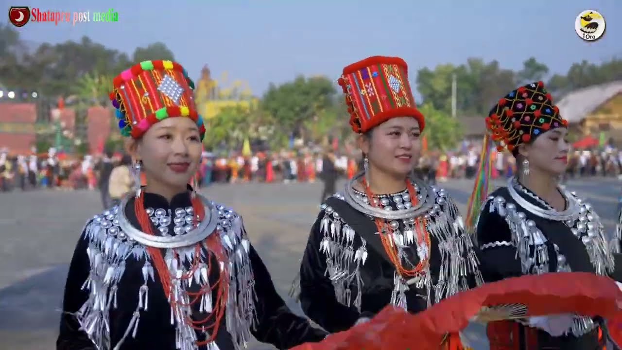 2025 Mangshi Kachin Manau Dance Festival (Wunpawng, Singpho, Jingpho Manau Dance Festival )