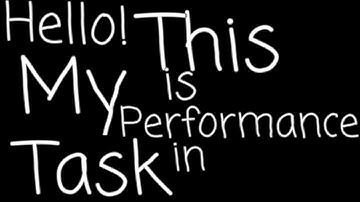 Performance Task in Math 6