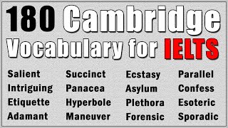 180 Cambridge Vocabulary Words to Help You Ace the IELTS Exam