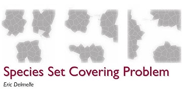 Species Set Covering Model