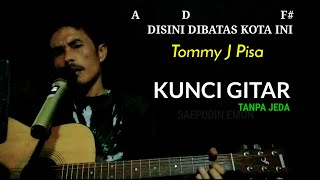 DISINI DIBATAS KOTA INI - TOMMY J PISA | Kunci Gitar