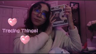 ASMR Tracing Random Things!