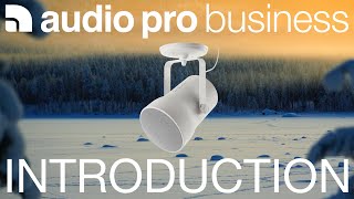 Audio Pro Business introduction. Wireless Speakers for café, retail shops, hotels and gyms.