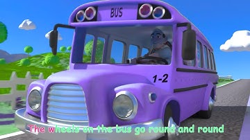[90 SECOND LOOP] Wheels on the Bus Sound Variations || Poem World