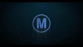 Thunderstorm Rain Metal Logo After Effects Templates