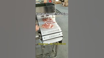Automatic Beef Pork Lamb Chicken Kebab Skewer Machine | Meat Wearing String Machine