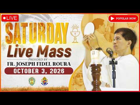 FILIPINO LIVE MASS TODAY ONLINE II OCTOBER 3, 2026 II FR. FIDEL ROURA