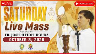 FILIPINO LIVE MASS TODAY ONLINE II OCTOBER 3, 2026 II FR. FIDEL ROURA Update