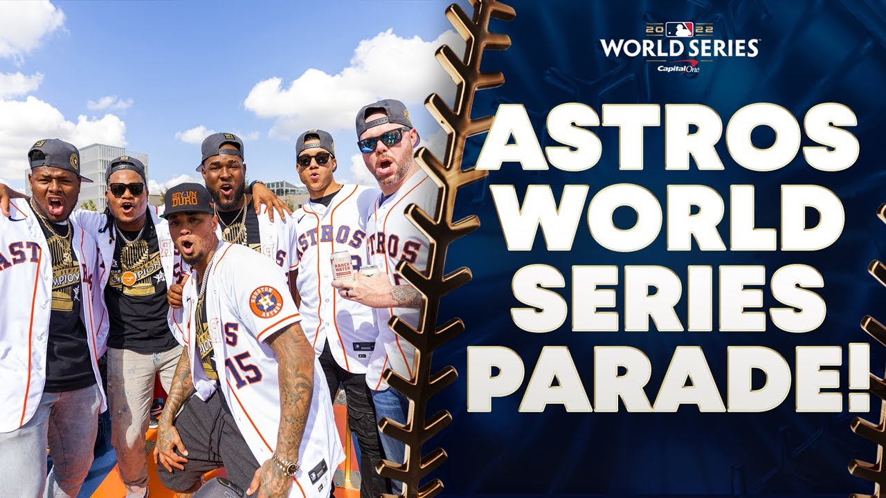 Large crowds line streets, celebrate 2022 Houston Astros World Series title  – Houston Public Media