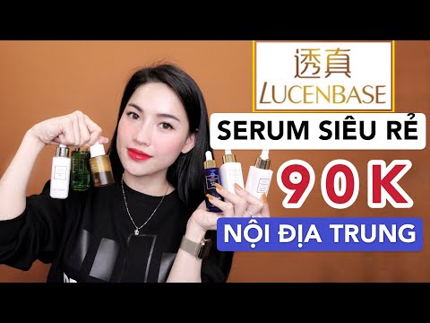 Dưỡng da mỹ phẩm Nội địa Trung SIÊU RẺ LUCENBASE? TOP 5 serum bán chạy nhất !!!!