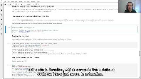 One click notebook to microservice with Iguazio