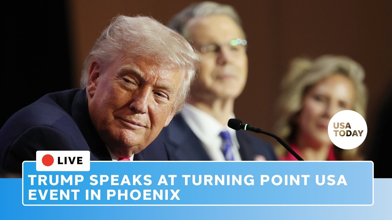 Trump Turning Point speech today in Arizona livestream, schedule
