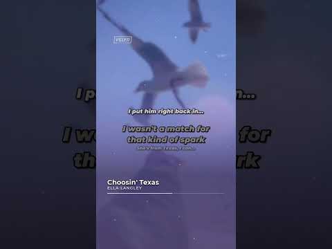 Cover Ella Langley - Choosin' Texas (Lyrics) #Shorts
