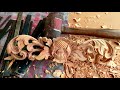 Beautiful wood carving   wood carving art