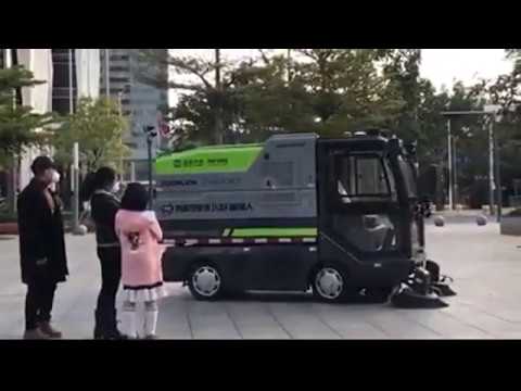 Coronavirus, China Deploys Unmanned Sanitation Robots And Cleaning Vehicles To Clean The Streets