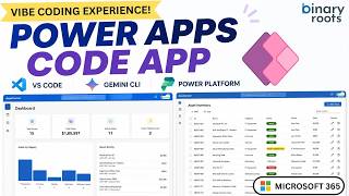 Build Your First Power Apps Code App with Gemini CLI &amp; VS Code | Vibe Coding Experience