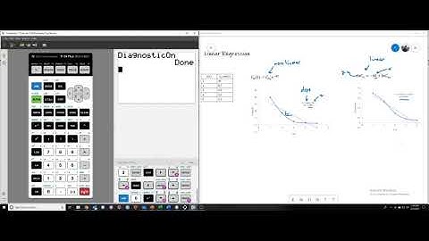 V7 Linear Regression TI84 nonlinear