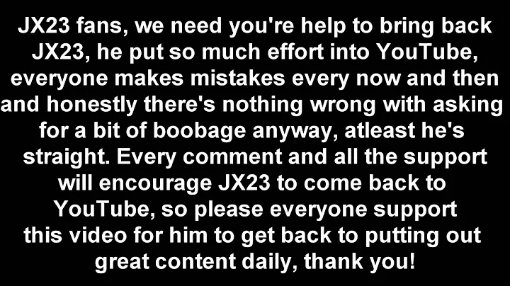 BRING BACK JX23 (DOWNLOAD LINK IN THE DESCRIPTION)