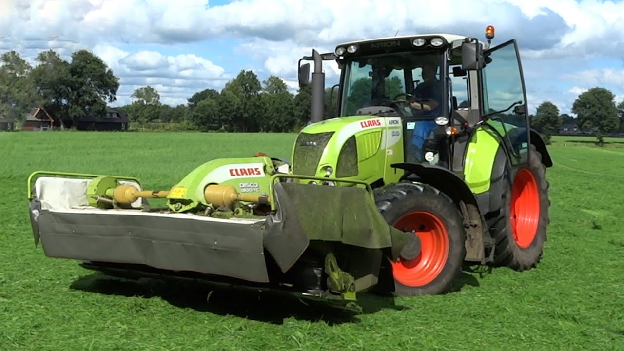 Grass Mowing & Tedding | Claas Arion 540 + Disco 3100 | Brouwer | 2016