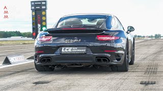 1300HP Porsche 991.2 Turbo LCE Performance 0-296 KM/H Accelerations!