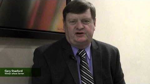 Farmer Gary Stanford on growing winter wheat