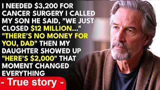My Successful Son Refused $3,200 For My Cancer Surgery — My Struggling Daughter Gave Me Everythin...