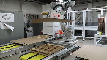 Palletizing Robot - Picking Pallets & Slip Sheets