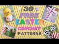 30 more free easter crochet patterns crochet easter bunnies eggs  baskets