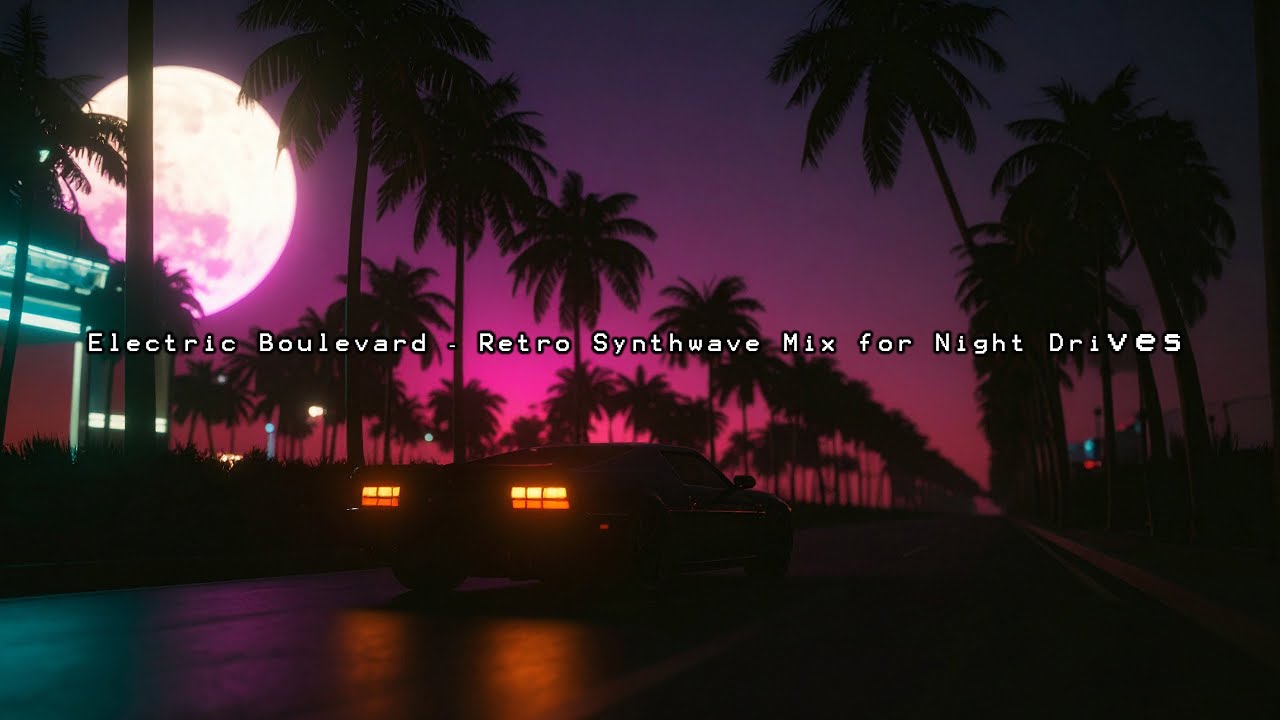 Electric Boulevard  | Retro Synthwave Mix for Night Drives