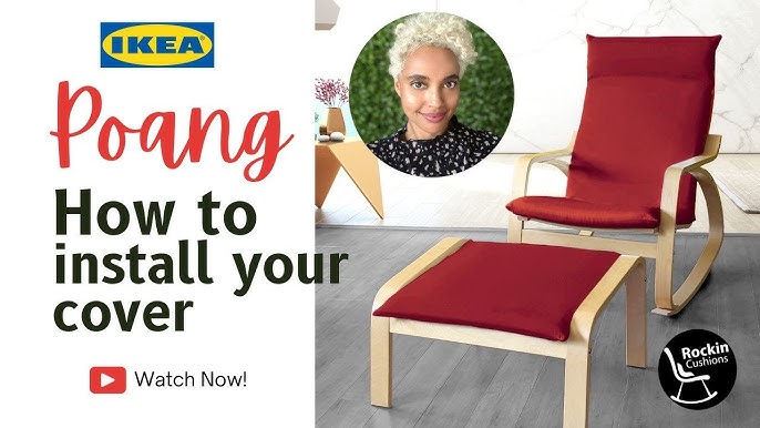 How to install your IKEA POANG slipcover by Rockin Cushions