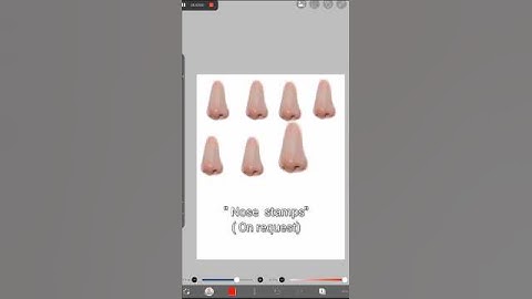 nose stamps on request #ibispaintx #ibispaint