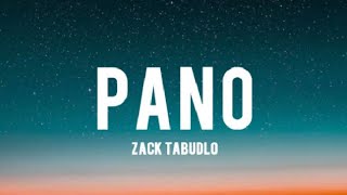 Zack Tabudlo - Pano (Lyrics) 