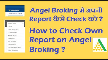 Get Client master Report | Angel broking |