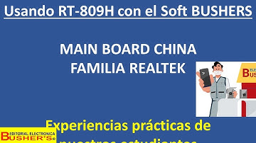 Integrando RT809H con el software Bushers para acceder a Main Board HYUNDAI - ATVIO.. (REALTEK)