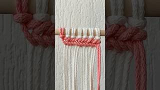 The Easiest Macrame Horizontal Braid for your Macramé Wall Hangings #short
