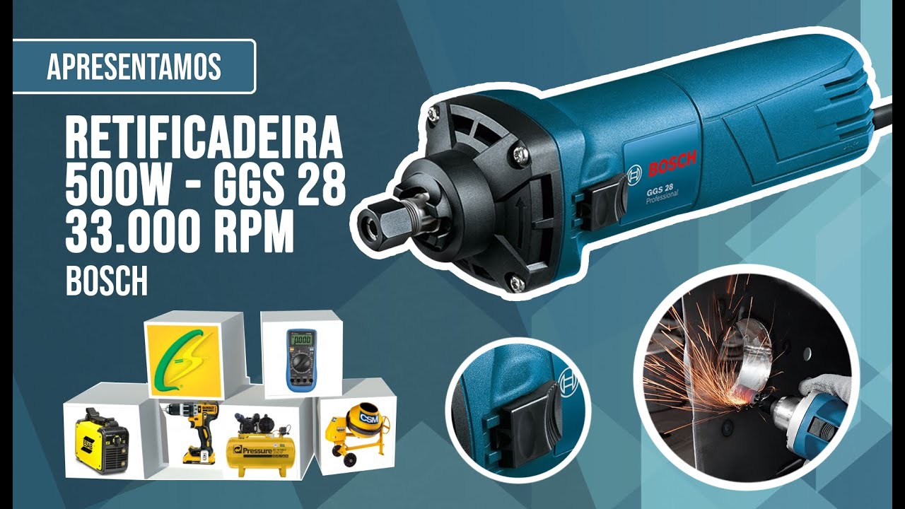 Retífica Manual GGS28-L 500W 220V - Bosch