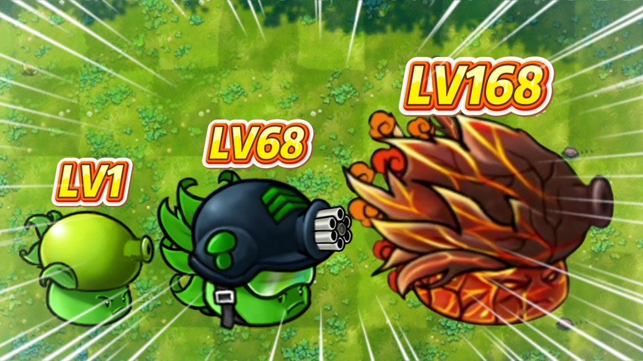 All Giant Mushroom Plants LV1-LV18 vs Dr. Zomboss! - YouTube