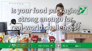Is your food packaging strong enough for real-world challenges? #qualitycontrol #flexiblepackaging