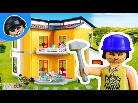 Karlchen builds a house (Playmobil Police) | Karlchen Knack | Shows for kids