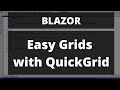 Blazor  easy grids with quickgrid  filtering paging and sorting