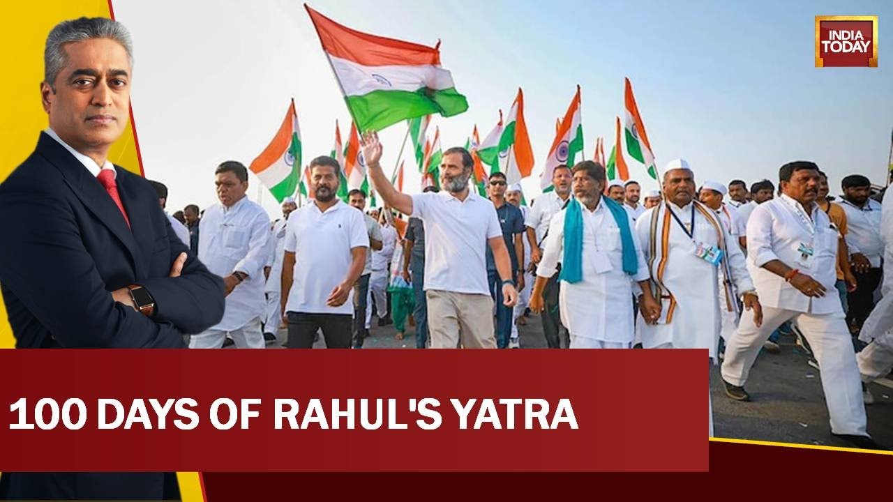 News Today With Rajdeep Sardesai: Congress Marks 100 Days Of Bharat Jodo Yatra | Rahul Gandhi News