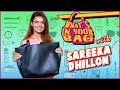 Sareeka Dhillon Reveals What's In Her Bag | What's in Your Bag | Ye Hai Mohabbatein And Ghulaam
